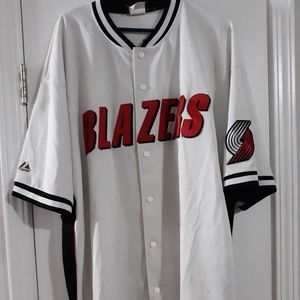 NBA Majestic Vintage Portland Trailblazers Rasheed Wallace Jersey,  size XL